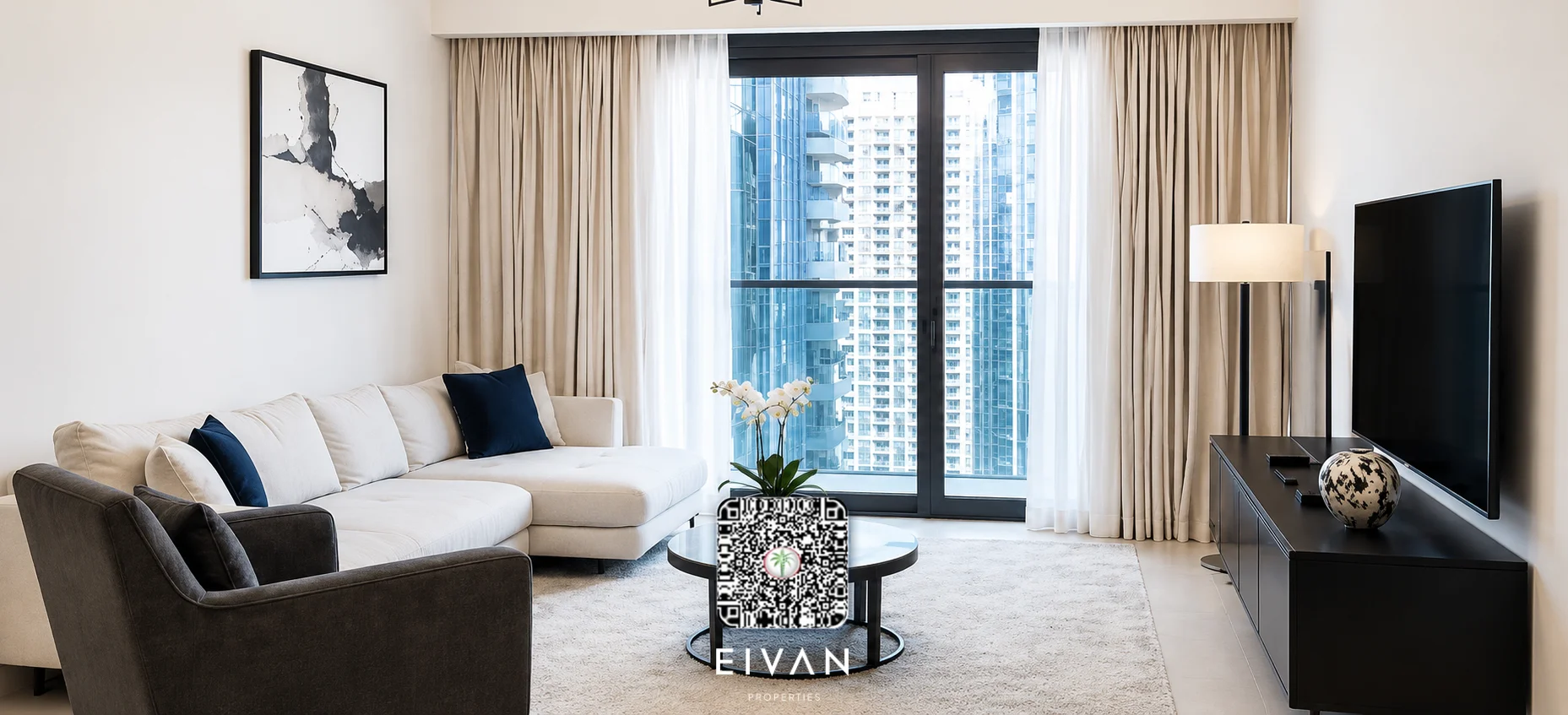 Burj Khalifa View | Furnished 3BR + Maid | Ready