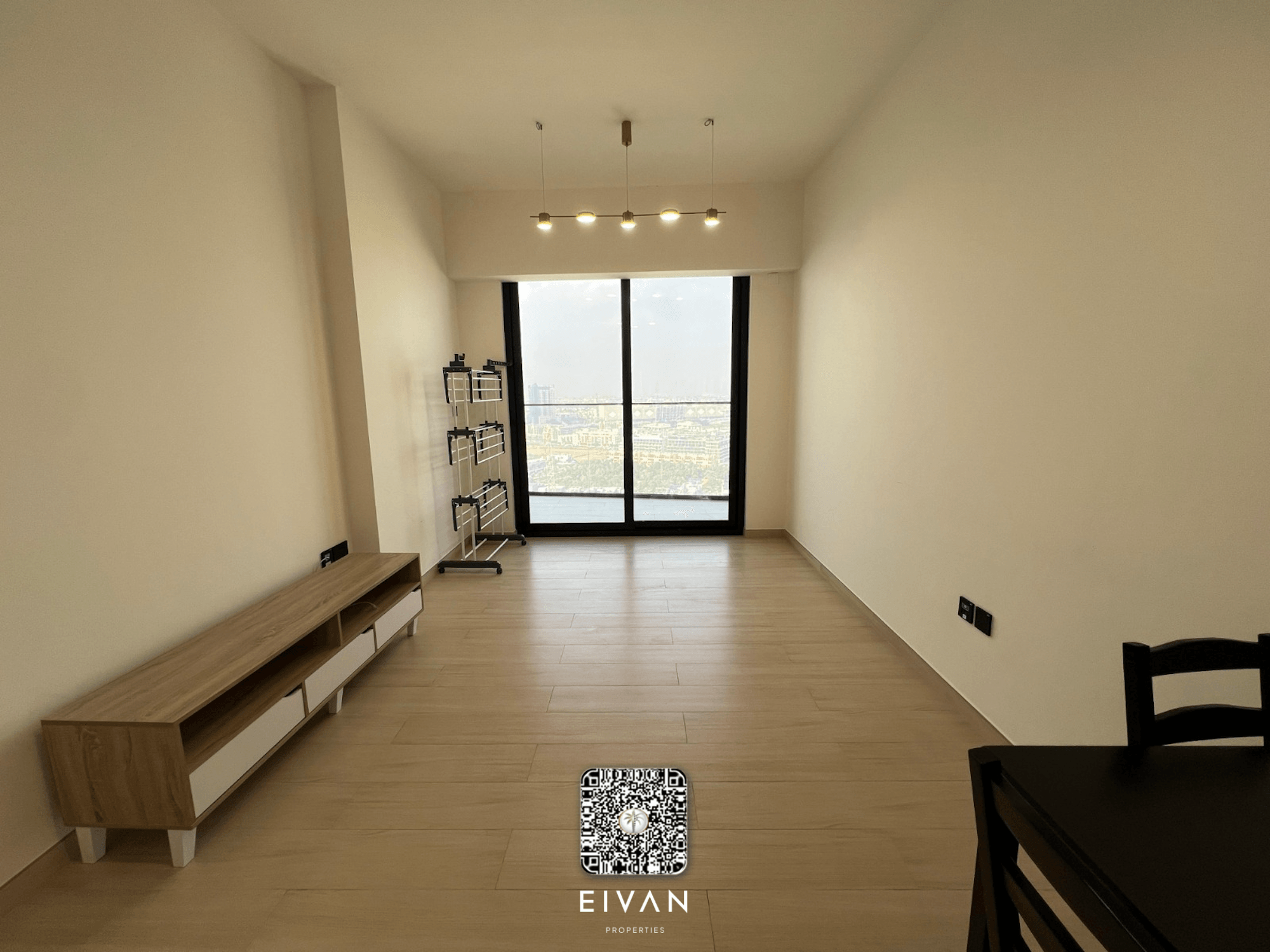 Modern 2BR | Binghatti Crest | Balcony