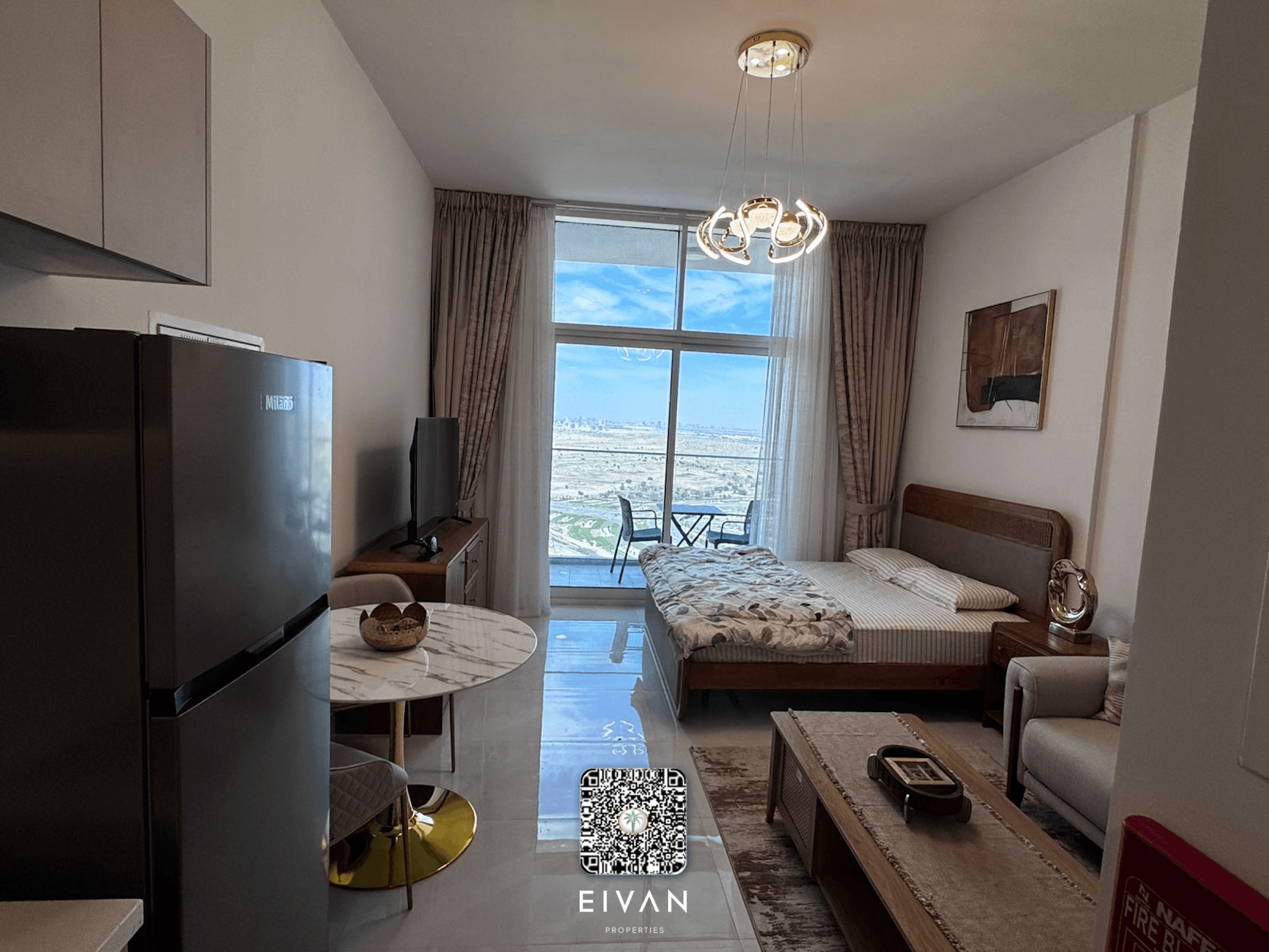 Studio | Private Balcony | Pool & City View