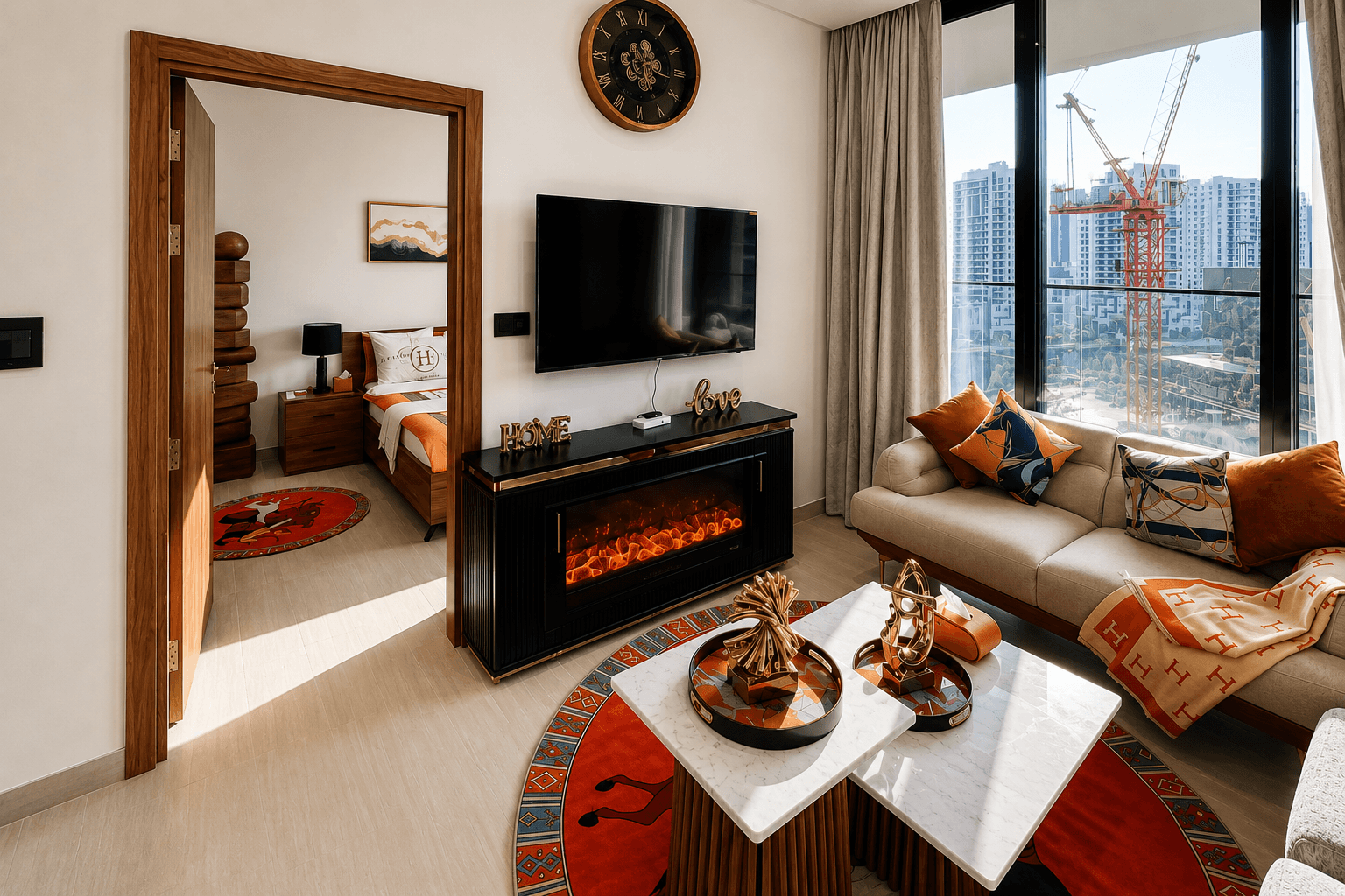 Smart Home | Private Balcony | Burj Khalifa View
